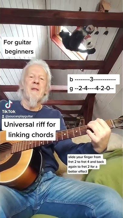 One Easy Riff To Link So Many Chords Beginner Guitar Youtube