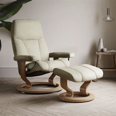 Fauteuil Relax Contemporain Consul Stressless En Cuir En Tissu