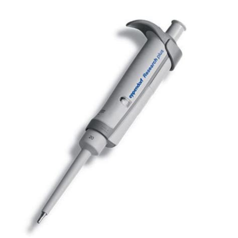 Eppendorf Research® Plus G Single Channel Fixed 20 µl Light Gray