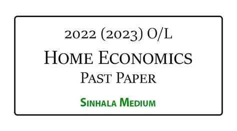 O L Ict Past Paper Sinhala Medium E Kalvi