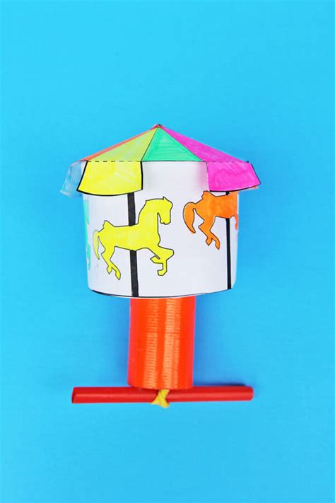 DIY Toy: Make a Kinetic Carousel - Babble Dabble Do