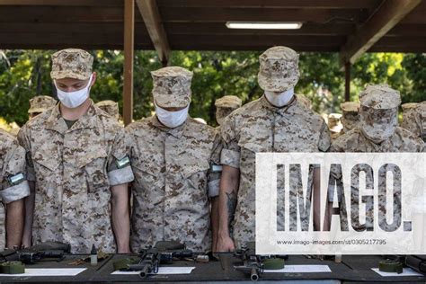 U S Marine Corps Recruits With Echo Company 2nd Recruit Training