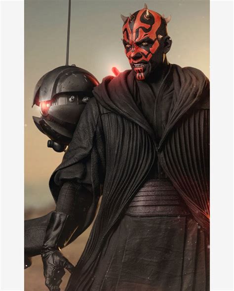 Riachuelo Estátua Darth Maul Star Wars Legacy Replica 1 4 Iron