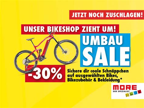 Großer Umbau Sale More der Spezialist