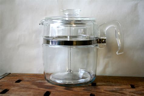 Pyrex Flameware Coffee Pot Glass Vintage 9 Cup Sale