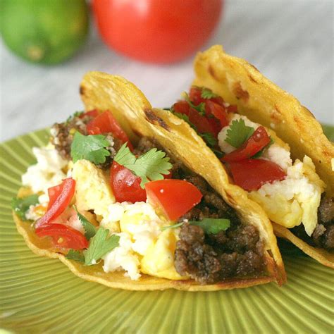 Sausage And Egg Breakfast Tacos This Easy Breakfast Recipe Is Ready