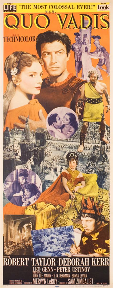 Quo Vadis U S Insert Poster Posteritati Movie Poster Gallery