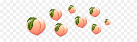 Peaches Crown Clipart Transparent Peach Emoji, Plant, Fruit, Food HD ...