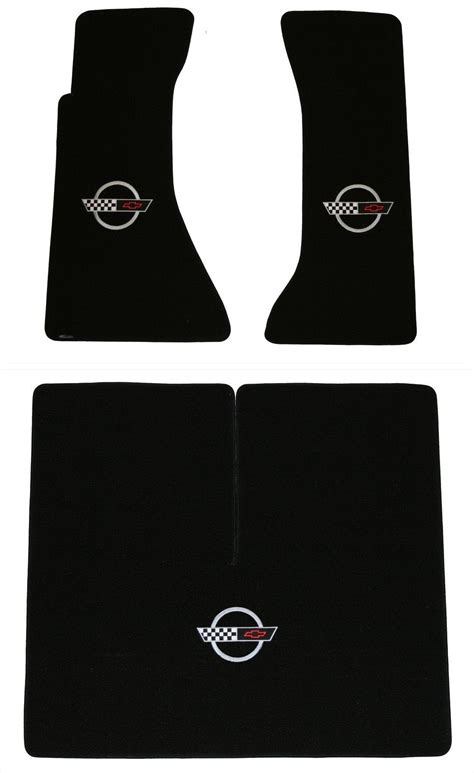 Lloyd Mats VELOURTEX 3PC MAT SET 1995 1996 Corvette COUPE Silver C4