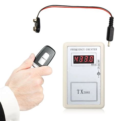 Digital Frequency Counter Tester Handheld Remote Control Transmitter