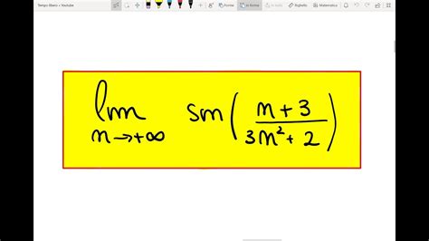 Analisi I Limite Di Successione Con Funzione Seno Esercizio Svolto N