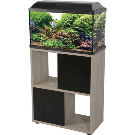 Meuble Pour Aquarium Iseo Et Tana 63l Noir