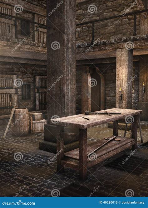 medieval dungeon royalty  stock photo cartoondealercom