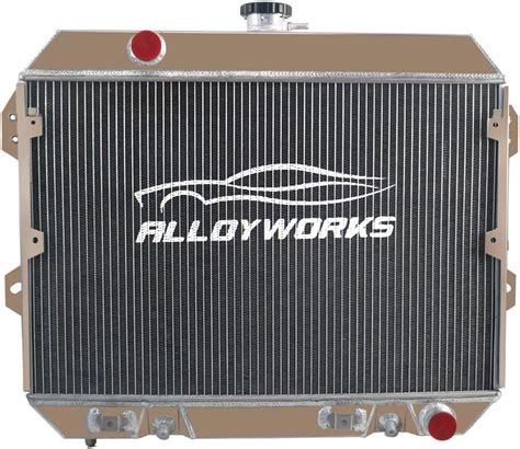 Amazon ALLOYWORKS 4 Row Core Aluminum Radiator For 1975 1978