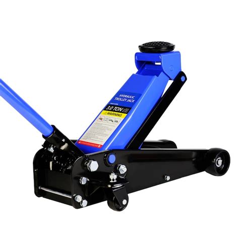 Kahomvis Blue 3-Ton Steel Hydraulic Low Profile Floor Jack YS-QPW1-430 ...