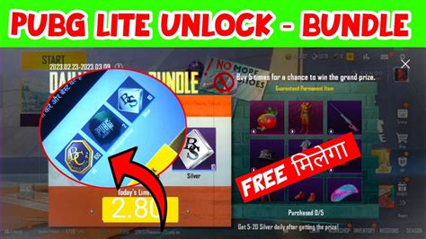 Omg Free BcHow To Unlock Daily Spacia Bundle Pubg Lite Pubg Lite