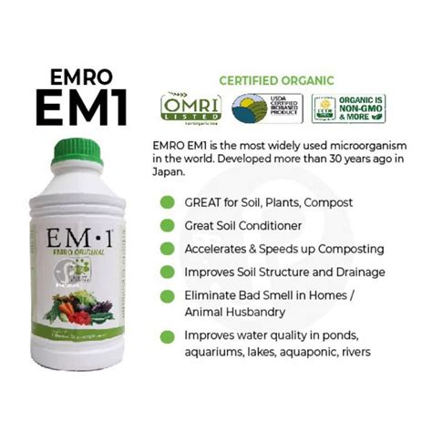 EM1 Effective Microorganisms 1 Liter Shopee Malaysia