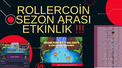 Rollerco N Sezon Arasi Etk Nl K Bedavadan Kolay Madenc Youtube