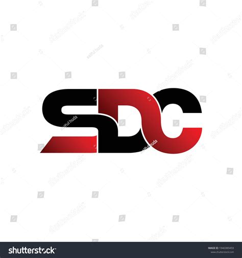 Sdc Letter Monogram Logo Design Vector Stock Vector Royalty Free