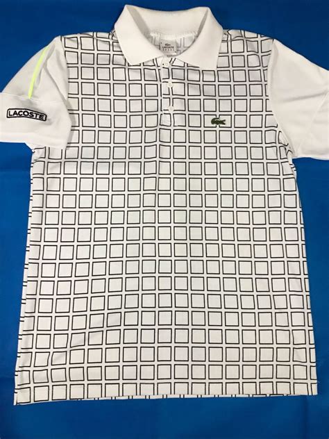 Polo Lacoste Quadriculada Camiseta Masculina Lacoste Usado