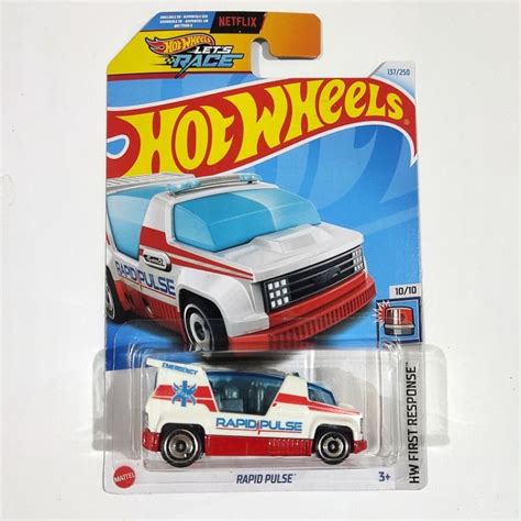 Jual Hot Wheels Rapid Response Ambulance Putih G Shopee Indonesia