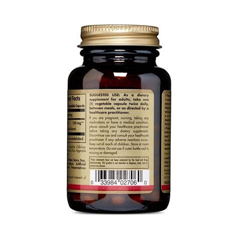 Buy Solgar L Theanine 150mg 60s Vegetable Capsules Online At Best