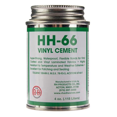 RH Adhesives Br HH 66 PVC 4 Oz Vinyl Cement Glue With Brush Walmart