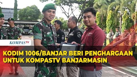 Penghargaan Diterima Jurnalis Kompas Tv Banjarmasin Syamsul Alam Atas