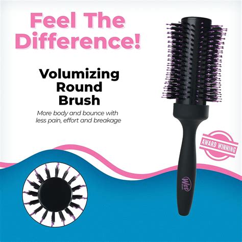 Wet Brush Cepillo Redondo De Volumen Y Cuerpo Para Cabello Fino A Medio