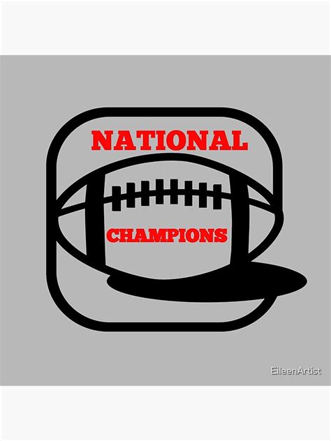 "national championship" Poster for Sale by EileenArtist | Redbubble