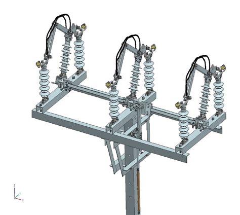 Kv A Gang Operated Air Break Switch Insulator Polymeric Type At