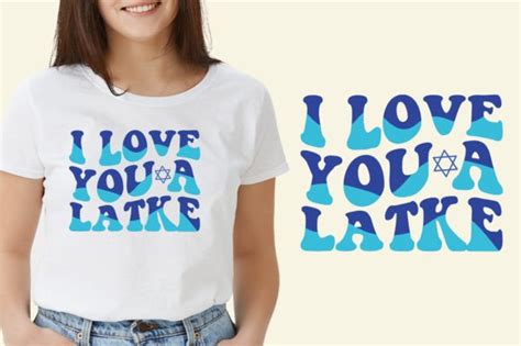 I Love You A Latke Graphic By Hossenikbal072 · Creative Fabrica