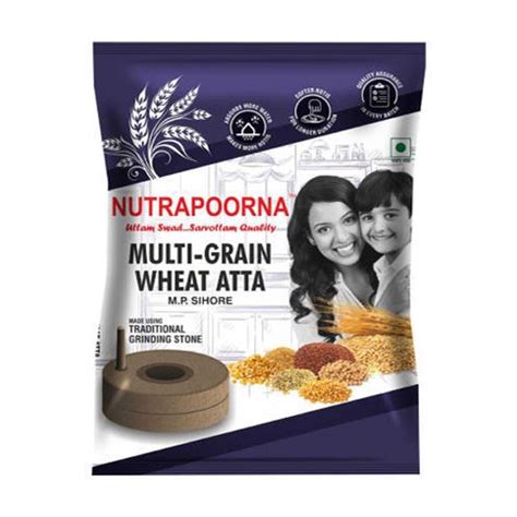 Nutrapoorna Multi Grain Wheat Atta For Chapatis Packaging Type