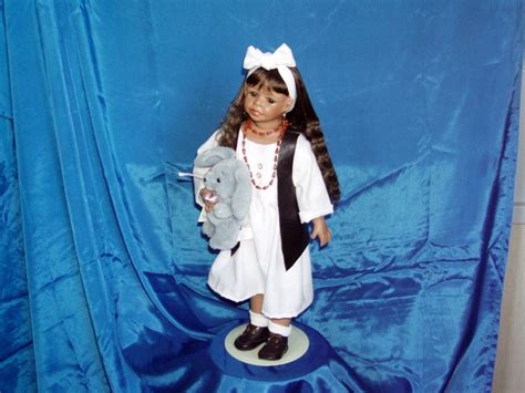 Vanita 22 Inch Spanish Porcelain Doll Etsy