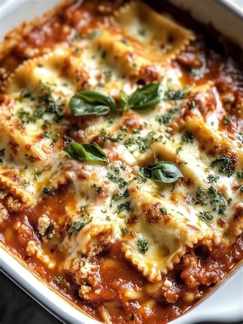 Crockpot Ravioli Lasagna: Effortless Comfort Food Delight