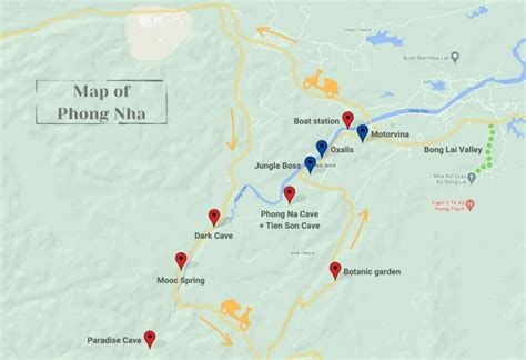 Paradise Cave Phong Nha Ke Bang National Park Map Infoupdate Org