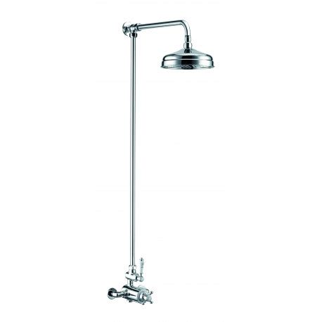 Trisen Aspire Chrome Exposed Thermostatic Rigid Riser Shower