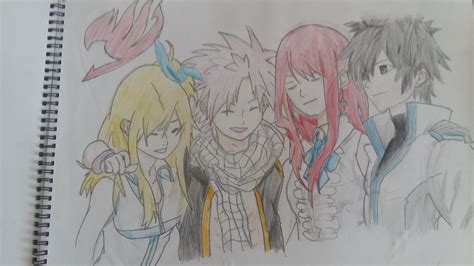 My fairy tail drawing, trying to get better : r/fairytail