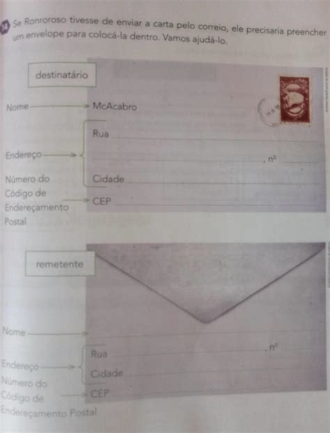 Antiga Forma De Enviar Mensagem Pelo Correio - se ronroroso tivesse de enviar a carta pelo o Correio, ele precisaria ...