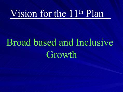 Eleventh Five Year Plan Ppt