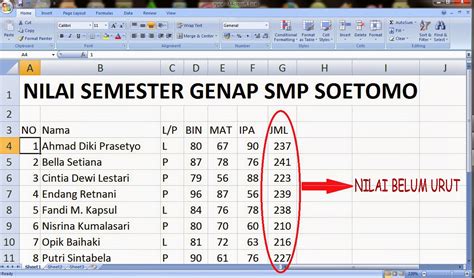 Cara Mengurutkan Nilai Terkecil Ke Terbesar Di Excel