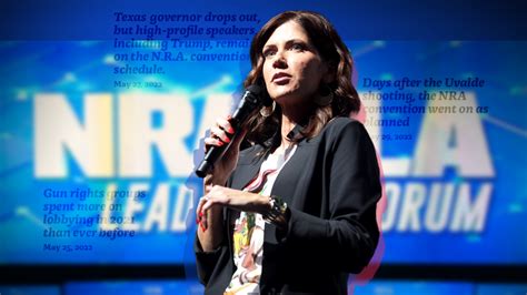 Crew Requests Records On Nra Forum Attendance From Kristi Noem Greg