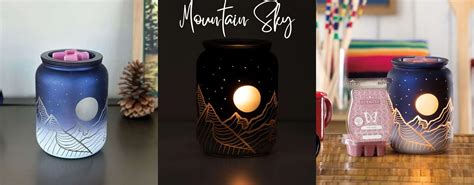 Mountain Sky Scentsy Warmer August 2023 Incandescent Scentsy Us