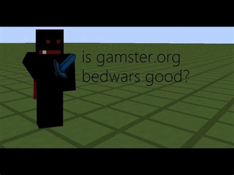 Today I Tried Bedwars On Gamster Org YouTube