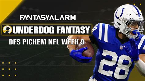 Underdog Fantasy Nfl Pickem Week 9 Underdog Fantasy Top Picks