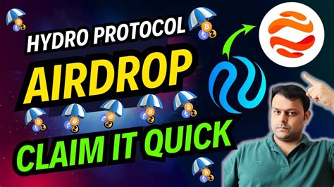 Hydro Protocol HDRO Airdrop For Injective INJ Stakers Claim It