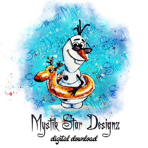 Christmas Olaf PNG Frozen Christmas Olaf PNG Digital Download PNG ...