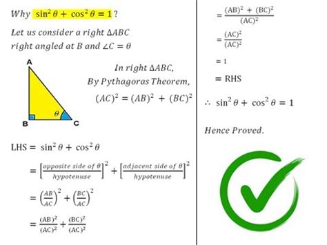 CBSE Class 10 Trigonometric Identity Sin Square Theta Plus Cos