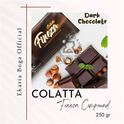 Jual FINEZA DARK COMPOUND COKLAT BATANG 250GR Shopee Indonesia