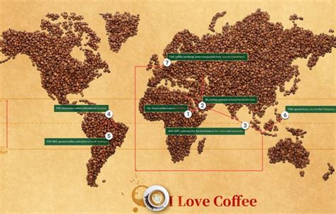 Wallpaper map, coffee, history of coffee images for desktop, section ...